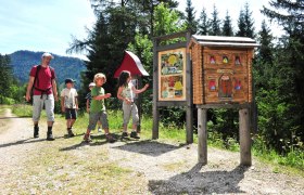 Show beehive on the Moorweg, &copy; Mostviertel