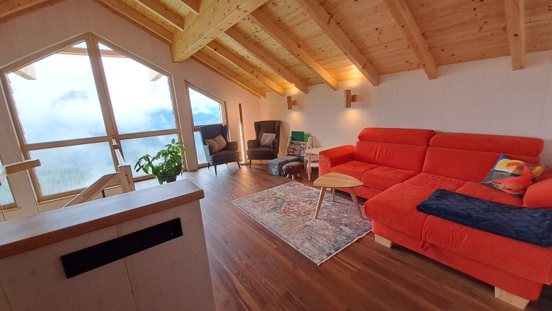 Wohnbereich, Spielecke Obergeschoss, &copy; Oberschindlberg