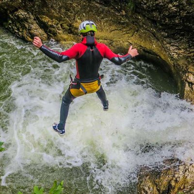 Jump Canyoning, &copy; Pesendorfer