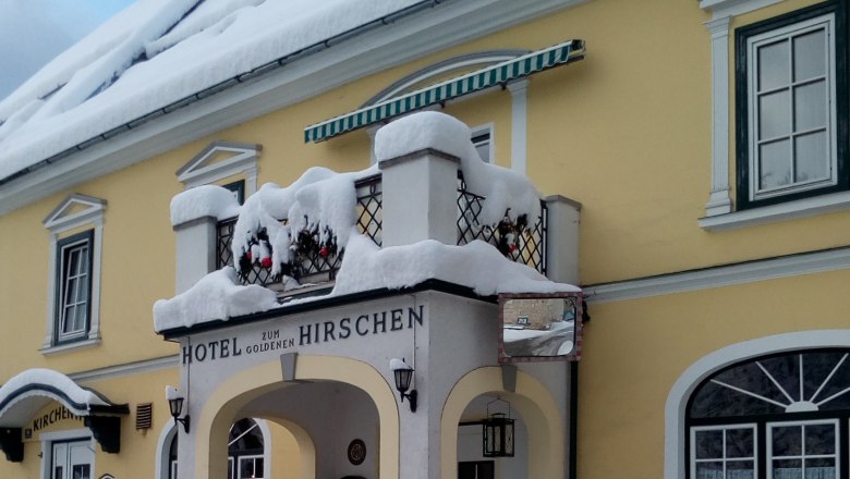 Hotel zum Goldenen Hirschen im Winter, &copy; Hotel zum Goldenen Hirschen