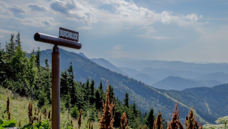 View through the panoramic telescope, &copy; Ludwig Fahrnberger