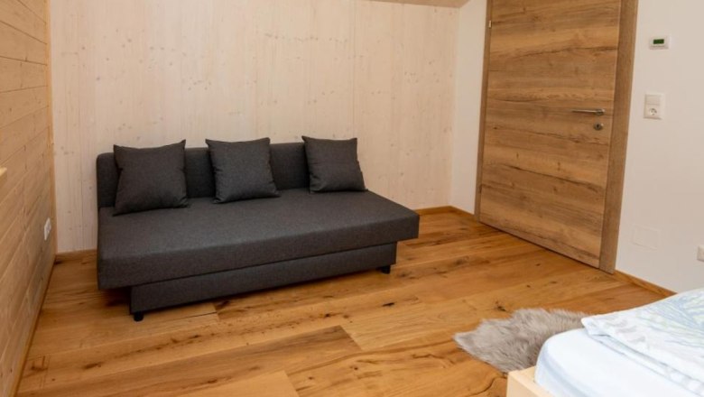 Sofa bed, © Chalets Lunz am See