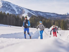 Cross-country skiing in Lackenhof, &copy; Kathrin Baumann