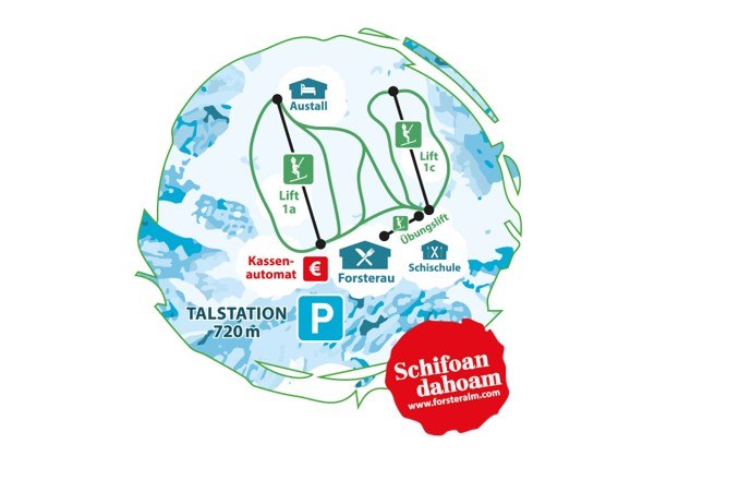 Schifoan dahoam overview, &copy; www.forsteralm.at