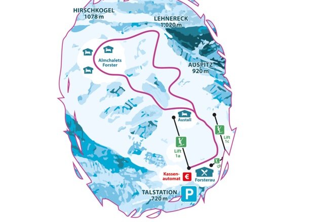 Snowshoeing overview, &copy; www.forsteralm.at