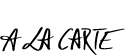 A la Carte: 1 star
